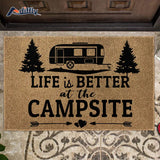 "Life Is Better At The Campsite RV Doormat - 19.7x31.5in (50x80cm)-4