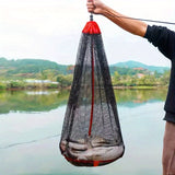 Nylon Fishing Net Bag with Handle-1