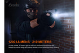Fenix GL19R Rechargeable Tactical Light Glock Rail Mount 1200 Lumen USB Type C For Tactical Enthusiasts