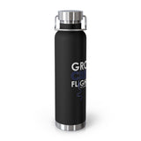GroundComm X30 Copper Vacuum Insulated Bottle 22oz Keeps Hot 12 Hours Cold 48 Hours For Outdoors The Crew Hangar
