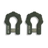 3/4'' Extreme duty Aluminum D-Shackle set (9T) (LIFETIME WARRANTY*)