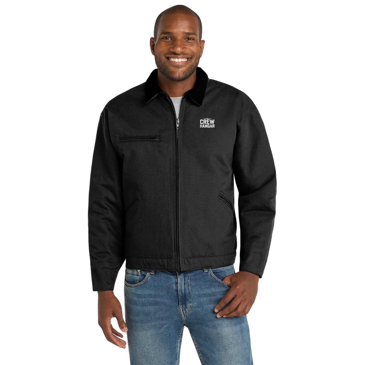 Ground Commander Duck Cloth Jacket The Crew Hangar Edition For Ramp Pros Leaders Durability