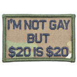I'm Not Gay But $20 is $20 - 2x3 Patch