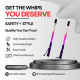 R1 Extreme LED Light Whips (Pair)
