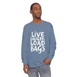 Live Laugh Load Bags Tarmac Edition Long Sleeve Shirt By The Crew Hangar For Ramp Crews