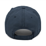 The Crew Hangar Distressed Embroidered Dad Hat Unisex Casual Vintage Cap For Everyday Wear