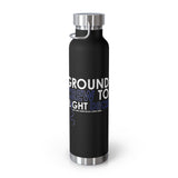 GroundComm X30 Copper Vacuum Insulated Bottle 22oz Keeps Hot 12 Hours Cold 48 Hours For Outdoors The Crew Hangar