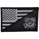 Coast Guard USA Flag - 2.25x3.5 Patch