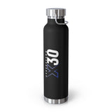 GroundComm X30 Copper Vacuum Insulated Bottle 22oz Keeps Hot 12 Hours Cold 48 Hours For Outdoors The Crew Hangar
