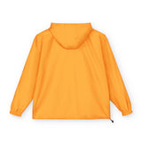 Champion Unisex Packable Windbreaker Jacket For Outdoor Adventurers Lightweight Water Resistant Vibrant Orange