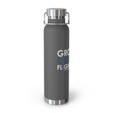 GroundComm X30 Copper Vacuum Insulated Bottle 22oz Keeps Hot 12 Hours Cold 48 Hours For Outdoors The Crew Hangar