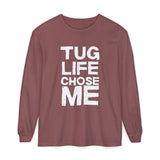 Tug Life Tarmac Edition Long Sleeve Shirt By The Crew Hangar For Aviation Ground Crew Warmth And Durability