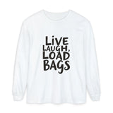 Live Laugh Load Bags Tarmac Edition Long Sleeve Shirt By The Crew Hangar For Ramp Crews