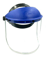 BRUFER Full Face Shield Polycarbonate Durable Shield For Grinding Construction And Manufacturing Adjustable Headband