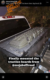 Ultimate Traction recovery board with steel plugs and storage bag