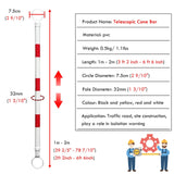 Retractable Traffic Cone Bar The Crew Hangar Ultra Visible Reflective Poles 3.3 To 6.6 Ft For Public Areas Pack 10 To 50