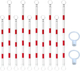 Retractable Traffic Cone Bar The Crew Hangar Ultra Visible Reflective Poles 3.3 To 6.6 Ft For Public Areas Pack 10 To 50