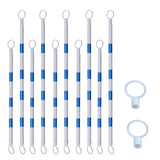Retractable Traffic Cone Bar The Crew Hangar Ultra Visible Reflective Poles 3.3 To 6.6 Ft For Public Areas Pack 10 To 50