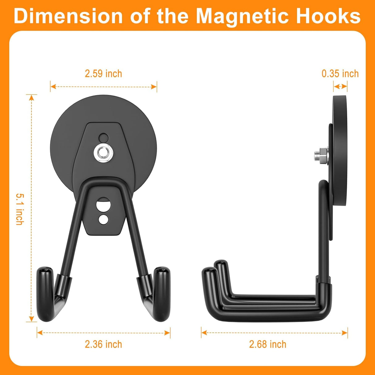 Magnetic Pushback Utility Hooks 10lb Capacity For Ground Crew Cords And Headsets The Crew Hangar