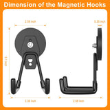 Magnetic Pushback Utility Hooks 10lb Capacity For Ground Crew Cords And Headsets The Crew Hangar