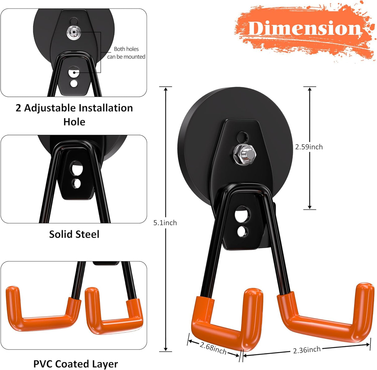 Magnetic Pushback Utility Hooks 10lb Capacity For Ground Crew Cords And Headsets The Crew Hangar