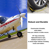 GSE Dual Wheel Chocks Heavy Duty Rubber For Aviation Ground Support Pros The Crew Hangar