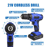 Cordless Drill Kit 21V Jar Owl With 350 Inch Pound Torque And 0-1350 RPM Variable Speed For DIYers