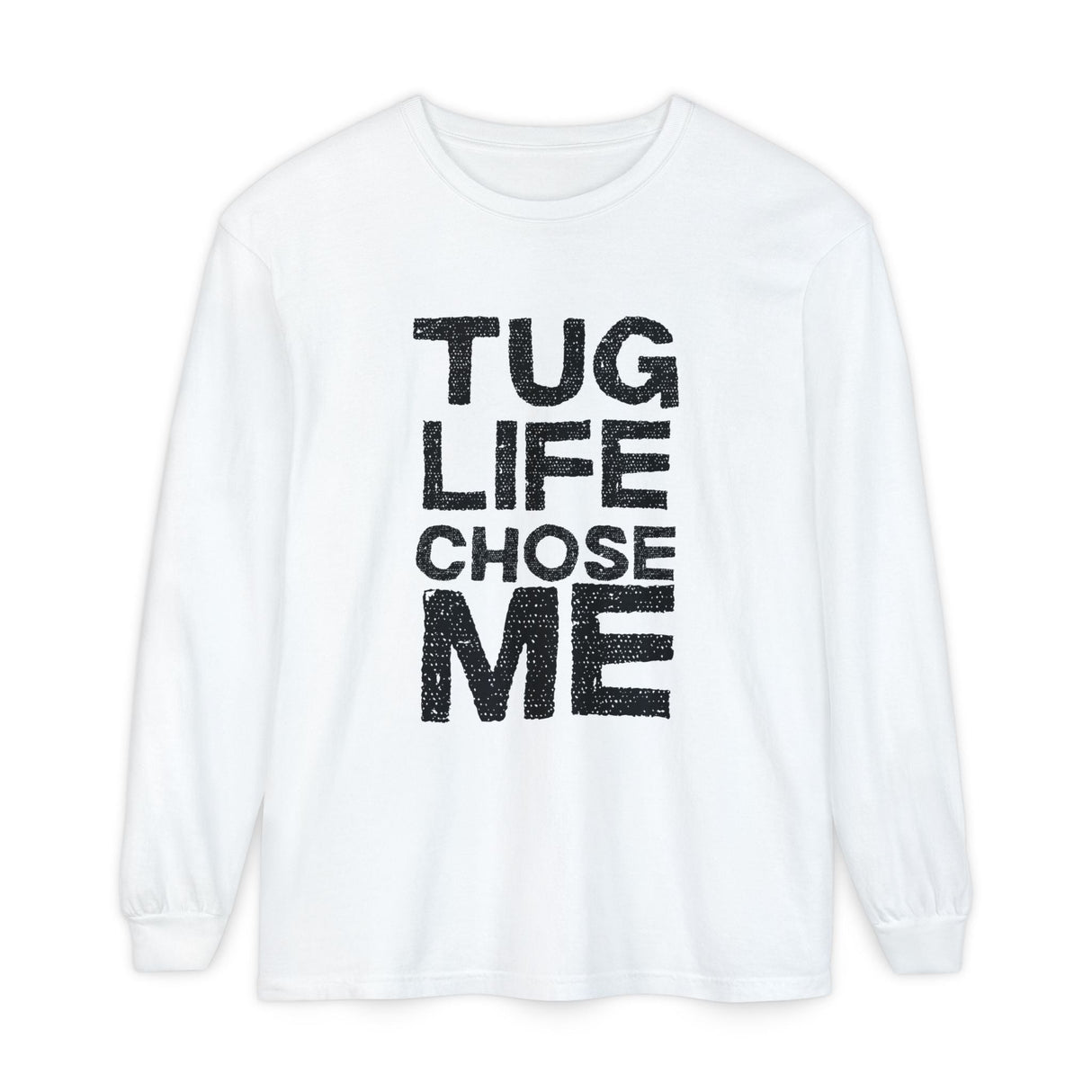 Tug Life Tarmac Edition Long Sleeve Shirt By The Crew Hangar For Aviation Ground Crew Warmth And Durability