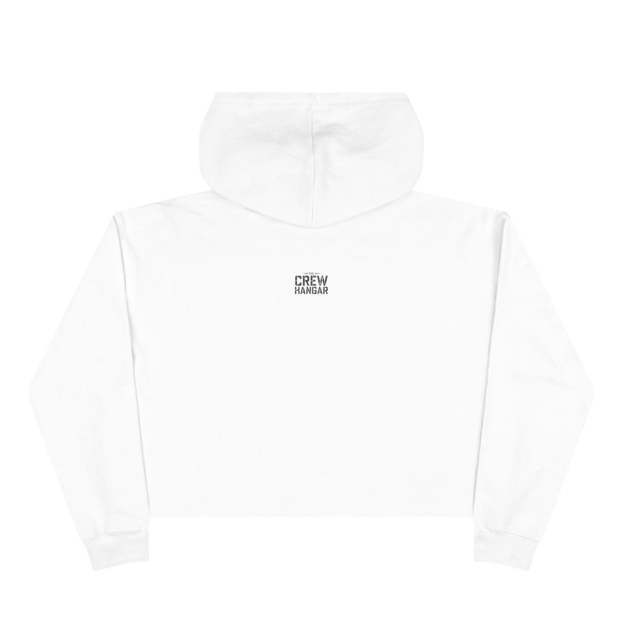 Elevate Crop Hoodie Flightline Fit By The Crew Hangar Ultra Soft Fleece For Crews Gym Goers Off-Shift Ready Athleisure