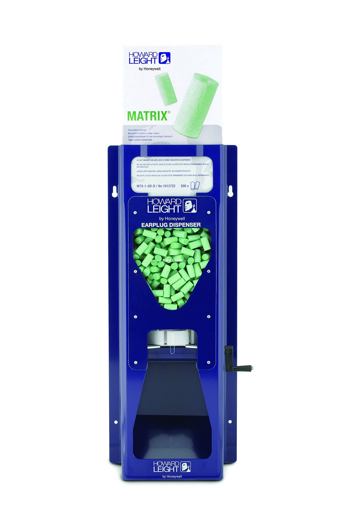 Howard Leight By Honeywell Earplug Dispenser Source 500 LS-500 Industrial Wall Mount Durable Aluminum