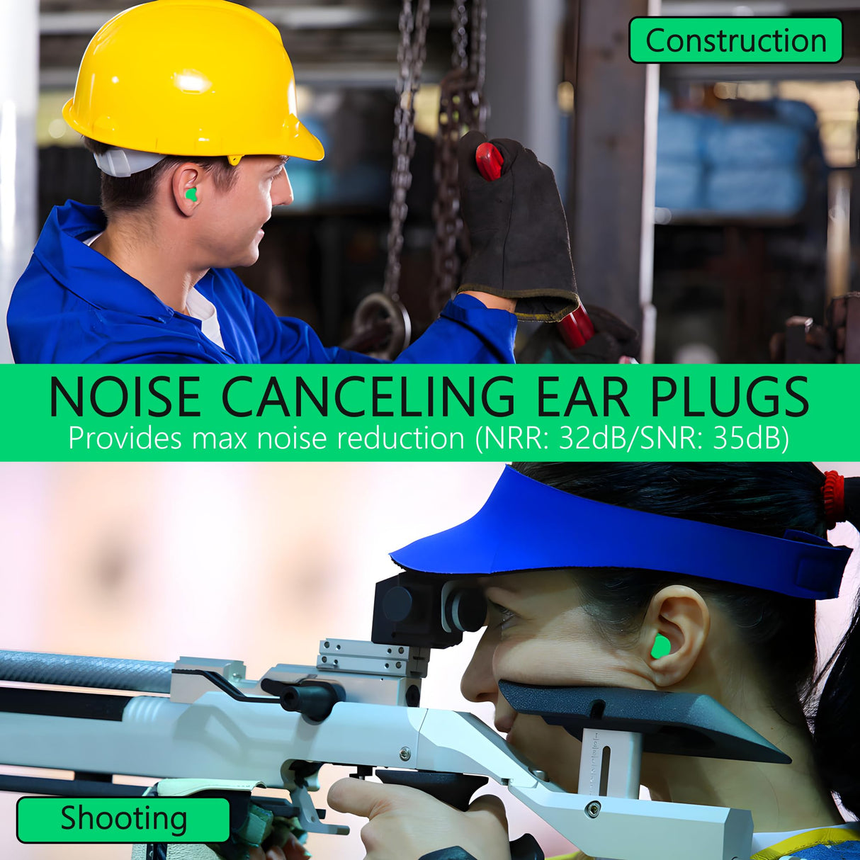 The Crew Hangar Foam Ear Plugs Dispenser Wall Mount 500 Pairs Refillable Station Industrial Safety