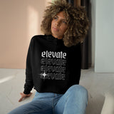 Elevate Crop Hoodie Flightline Fit By The Crew Hangar Ultra Soft Fleece For Crews Gym Goers Off-Shift Ready Athleisure