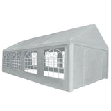 vidaXL Party Tent Outdoor Canopy Tent with Sidewalls Patio Gazebo Shelter Gray-1