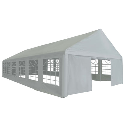 vidaXL Party Tent Outdoor Canopy Tent with Sidewalls Patio Gazebo Shelter Gray-2