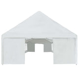 vidaXL Party Tent Outdoor Canopy Tent Patio Gazebo Marquee Beach Shelter White-3