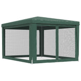 vidaXL Party Tent Outdoor Canopy Tent Gazebo Marquee with 4 Mesh Sidewalls-0