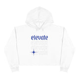 Elevate Crop Hoodie Flightline Fit By The Crew Hangar Ultra Soft Fleece For Crews Gym Goers Off-Shift Ready Athleisure