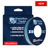 Reaction Tackle BRAIDED IN THE USA Fishing Line- 8X- NEW
