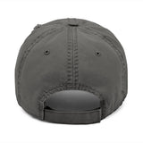 The Crew Hangar Distressed Embroidered Dad Hat Unisex Casual Vintage Cap For Everyday Wear