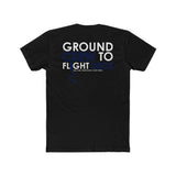 GroundComm X30 T Shirt Official Mission Uniform Next Level 3600 Fabric By The Crew Hangar For Space Enthusiasts
