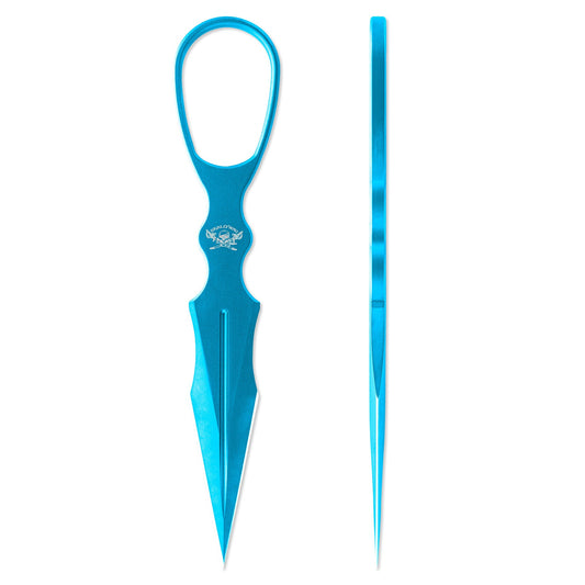 Skallywag Aluminum Dagger (Not Trainer) - Aqua-0