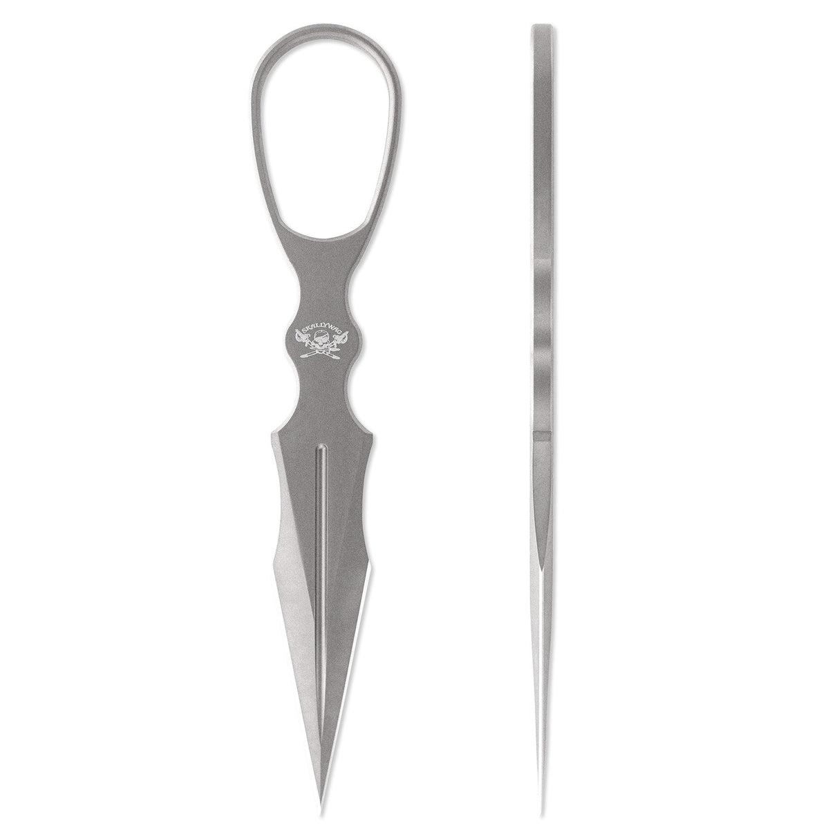 Skallywag Aluminum Dagger (Not Trainer) - Platinum