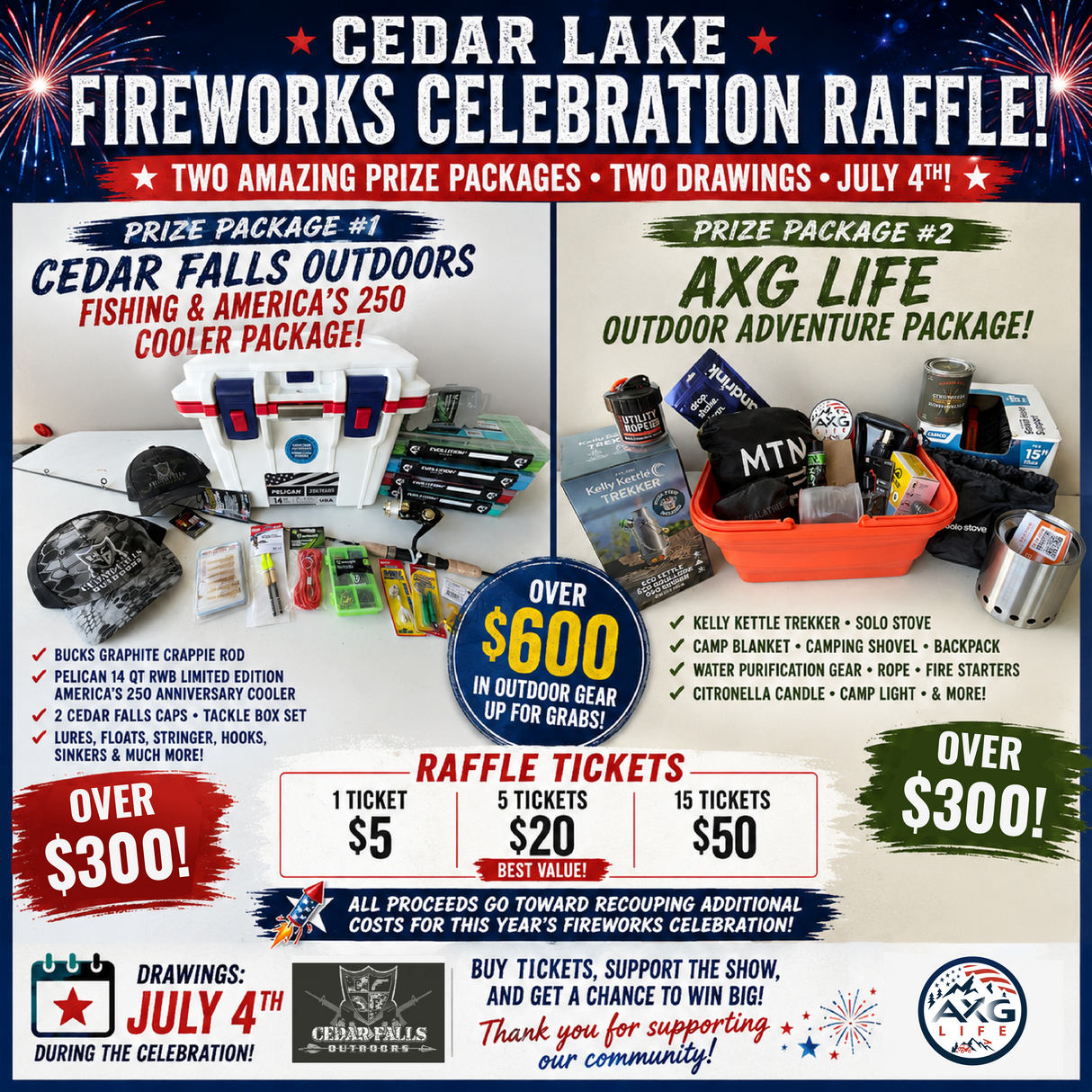 Cedar Lake America's 250 Celebration Celebration Fundraiser