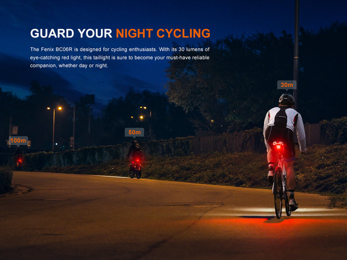 Fenix BC06R Smart Brake Bicycle Taillight Adventure Ready