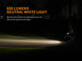 Fenix BC25R LED Bike Light 600 Lumen - Trail-Tested Gear