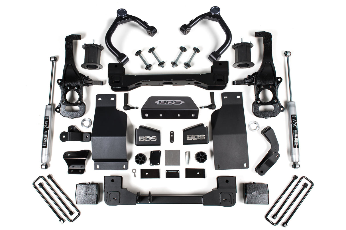 6 Inch Lift Kit | Chevy Silverado or GMC Sierra 1500 (19-25) 4WD | Diesel
