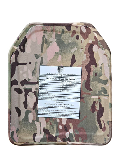Redemption Tactical CRUSADER 2.0® ARMOR FULL KIT COMBO PACKAGE LIGHTWEIGHT LEVEL IV  (2) 10x12 Front/Back Plates (2) 6x8 Side Plates (Level III PE)