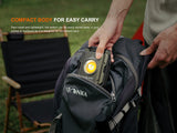 Fenix CL27R Lantern For Campers 1600 Lumens Dual Beam Spotlight And Floodlight 180m Beam Distance