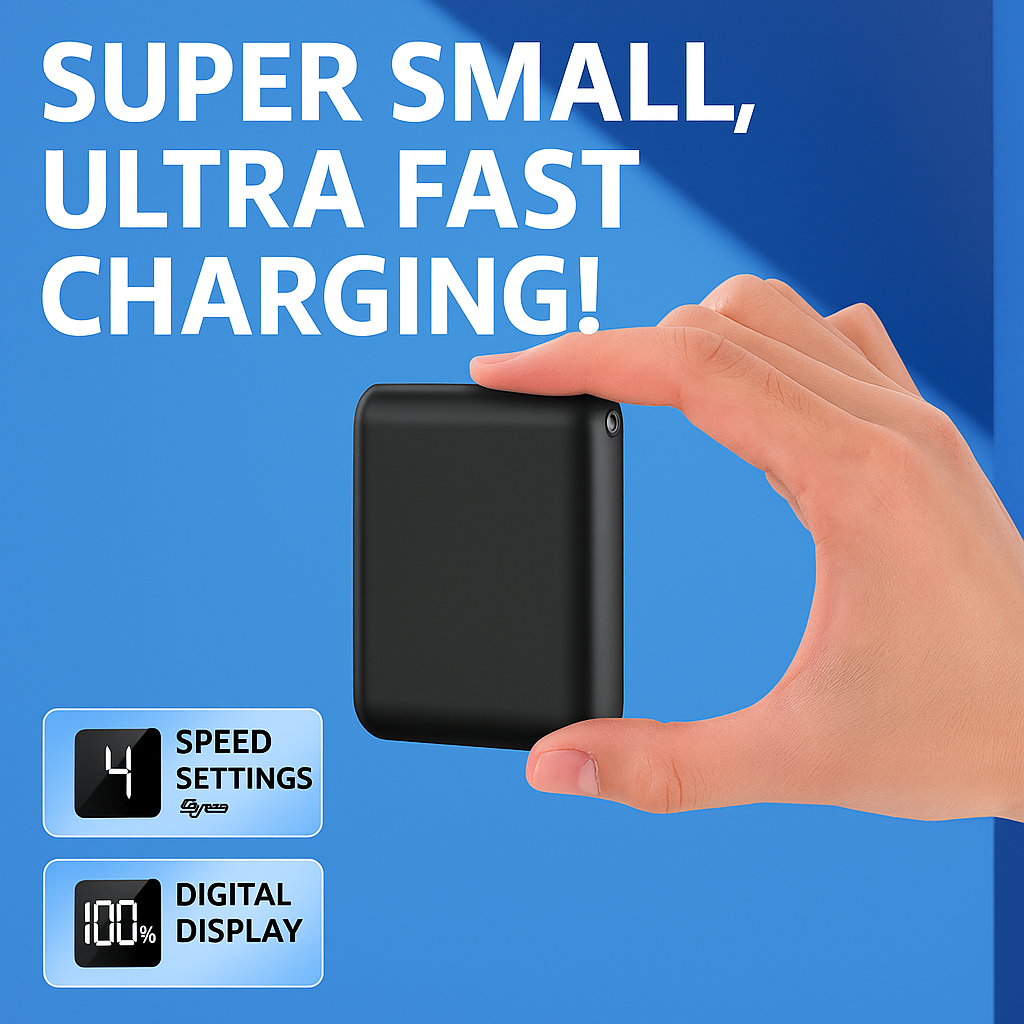 LITEGUEST™ 20,000mAh Ultra-Compact Fast Charging Power Bank – 22.5W USB-C