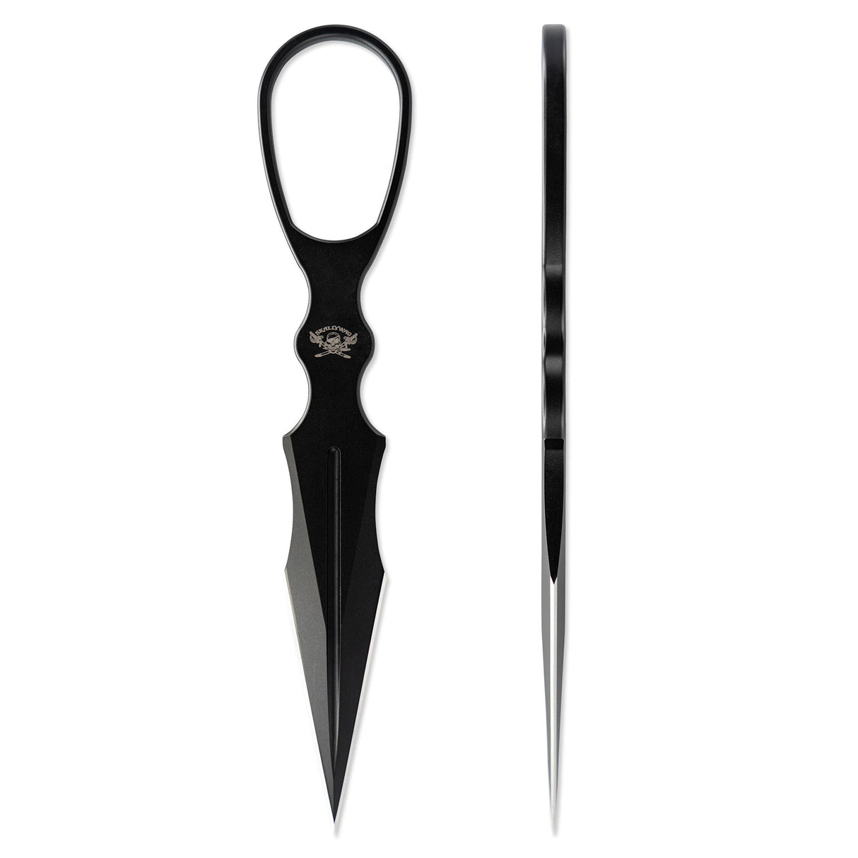 Skallywag Aluminum Dagger (Not Trainer) - Black-0